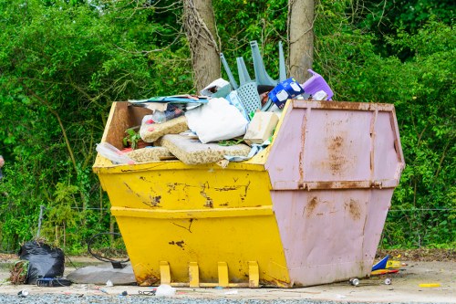 Professional team conducting site clearance in Mill Hill