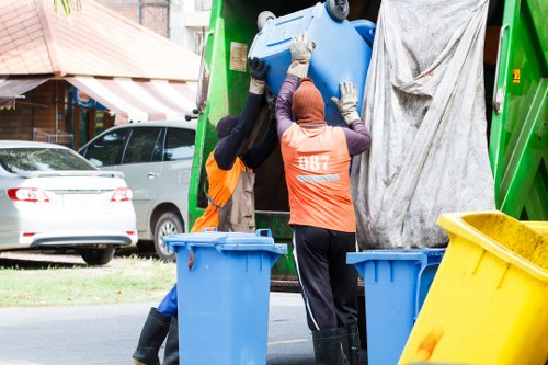 Eco-friendly waste disposal with recycling skips