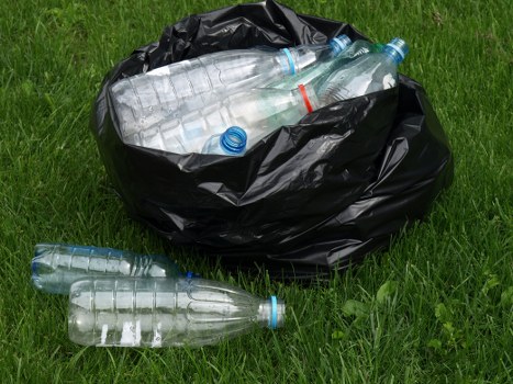 Professional waste disposal service in action