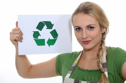 Recycling construction materials at a facility